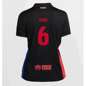 Damen Fußballbekleidung Barcelona Paez Gavi #6 Auswärtstrikot 2024-25 Kurzarm